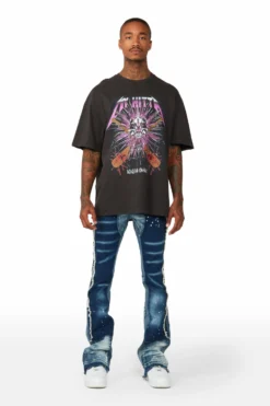 Carson Blue Stacked Flare Jean -The Fresh Brand Shop 001 80e21400 b046 4d56 8fae c6b906f5d963 scaled