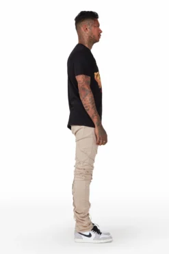 Sagan Tan Stacked Flare Jean -The Fresh Brand Shop 002 737c7b7b 44c5 4871 ac4e d99736091586 scaled