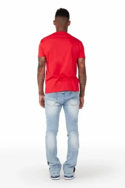 Jakob Blue Stacked Flare Jean -The Fresh Brand Shop 003 08e7facf 5f69 4cc0 ac03 b67694ff2411 scaled