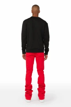 Faith Red Super Stacked Flare Jean -The Fresh Brand Shop 004 4a529b6b abd0 4bff bd33 82a52e333e49 scaled