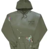 Rockstar Art Dist. Green Graphic Hoodie