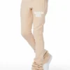 Alpine Beige Super Stacked Trackpant