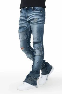 Esteban Vintage Super Stacked Flare Jean