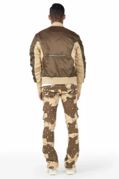 Kavita Olive/Khaki Bomber Jacket -The Fresh Brand Shop 02 scaled