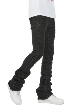 Astor Black Super Stacked Flare Jean -The Fresh Brand Shop 02 3ec0710b a794 4029 97e9 d17285a65fb8 scaled