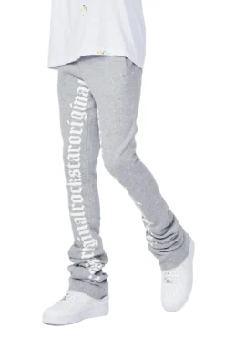 Callie Heather Grey Super Stacked Pants -The Fresh Brand Shop 03 4402e678 8916 480d a6f4 2d04f4b1aeb5 scaled