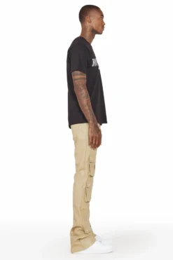 Remi Beige Faux Leather Stacked Flare Jean 11 Remi Beige Faux Leather Stacked Flare Jean -The Fresh Brand Shop 03 8ebb5d3e d99e 4f87 8b3e ba48aaf5690b scaled