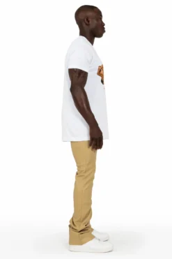 Eliam Beige/Black Faux Leather Stacked Flare Jean -The Fresh Brand Shop 03 b6ae1d40 50d8 4248 a035 2e30397b328a scaled