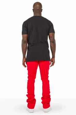 Niklaus Red Stacked FLare Jean -The Fresh Brand Shop 04 09fb7945 24ab 494d b673 0ca3afb66e25 scaled