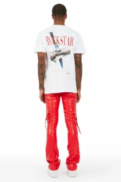 Errol Red Faux Leather Stacked Cargo Jean -The Fresh Brand Shop 04 3720a555 48f4 47cd a841 37f4889efa52 scaled