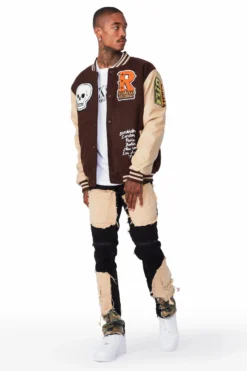 Eisen Beige/Brown Varsity Jacket -The Fresh Brand Shop 04 abdaa553 9f84 4ad2 87ce 52990fbb5e8f scaled