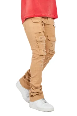 Vance Khaki Stacked Flare Cargo Jean -The Fresh Brand Shop 06 22226db5 599e 45a0 b6df 2ea88aaf5174 scaled
