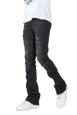 Karter Black Stacked Flare Jean -The Fresh Brand Shop 06 4ebd4024 f493 4977 8b0c a14ddf6b5c94 scaled