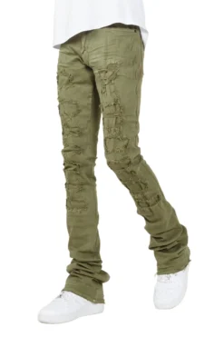 Badal Olive Super Stacked Flare Jean -The Fresh Brand Shop 06 e123d5bd 8d91 45d7 8347 22c6f9f8f00f scaled