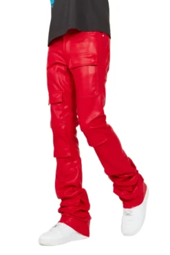 Petrus Red Faux Leather Super Stacked Flare Jean -The Fresh Brand Shop 06 ebd4afff e278 4fd5 a178 68dfbe8c5cc9 scaled
