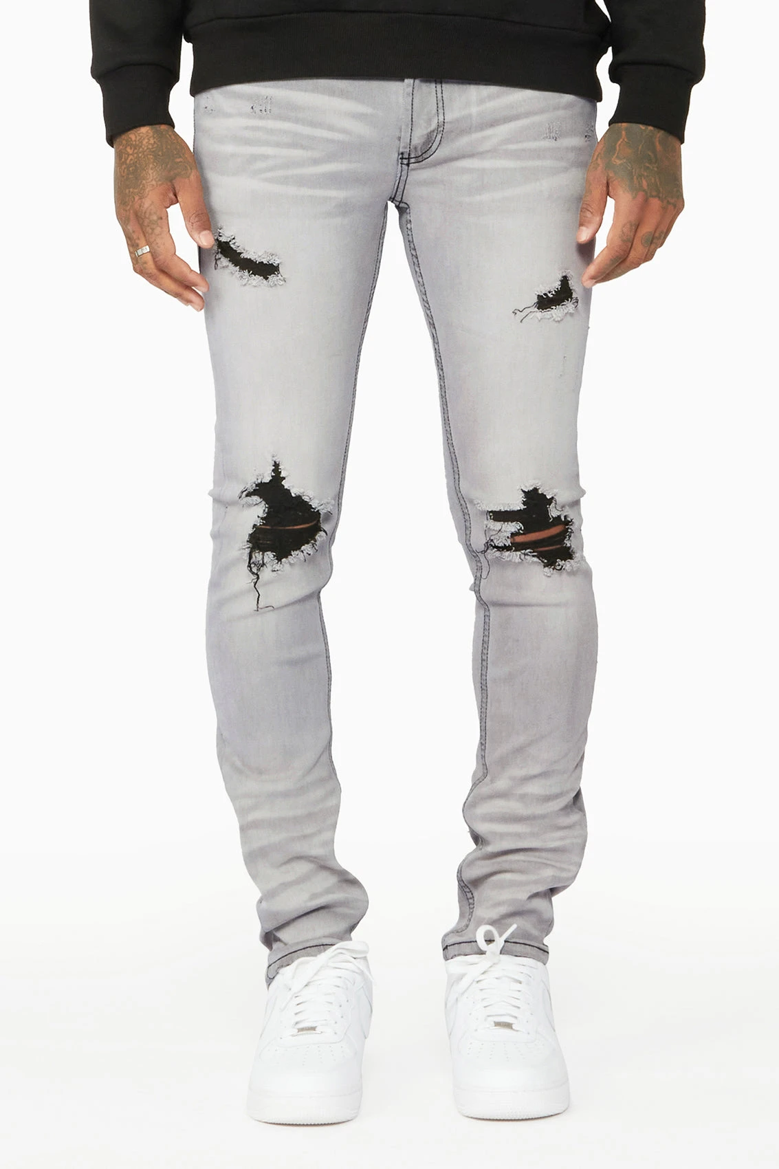 Lonzo Grey Skinny Fit Jean 1 Lonzo Grey Skinny Fit Jean