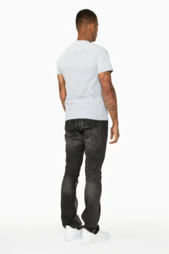 Quavo Black Stacked Flare Jean -The Fresh Brand Shop 17THUR NOV2215606 scaled