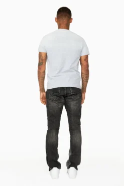 Quavo Black Stacked Flare Jean -The Fresh Brand Shop 17THUR NOV2215607 scaled