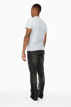 Quavo Black Stacked Flare Jean -The Fresh Brand Shop 17THUR NOV2215608 scaled