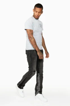 Quavo Black Stacked Flare Jean -The Fresh Brand Shop 17THUR NOV2215613 scaled