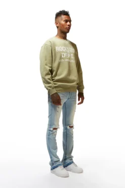 Telly Sage Graphic Crewneck -The Fresh Brand Shop 22 MON AUG22 RSOBLKLBL0644 scaled