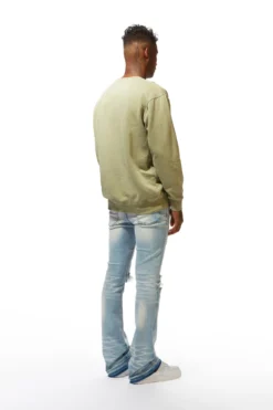 Telly Sage Graphic Crewneck -The Fresh Brand Shop 22 MON AUG22 RSOBLKLBL0646 scaled