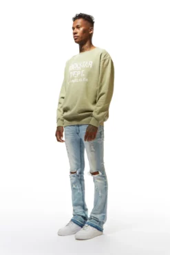 Telly Sage Graphic Crewneck -The Fresh Brand Shop 22 MON AUG22 RSOBLKLBL0650 scaled