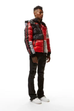 KYRO PUFFER JACKET- RED -The Fresh Brand Shop 22 MON AUG22 RSOBLKLBL1058 scaled