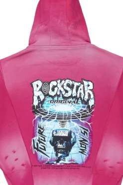 Gorka Pink Graphic Hoodie -The Fresh Brand Shop 2Gorka Pink Graphic Hoodie scaled