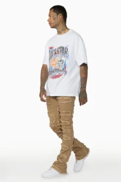 Gavin Beige Stacked Flare Jean 23 Gavin Beige Stacked Flare Jean -The Fresh Brand Shop 9Thur Feb23 Dion7017 scaled