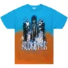 Aki Blue/Orange Graphic T-Shirt