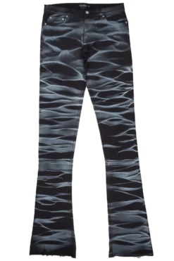 Ayden Black Super Stacked Flare Jean -The Fresh Brand Shop Ayden Black Super Stacked Flare Jean1 scaled