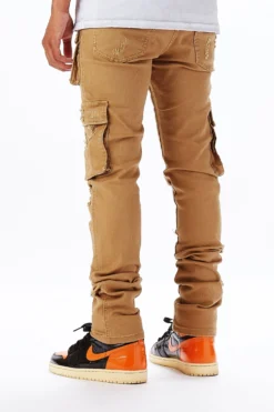 Kap Tan Cargo Jean -The Fresh Brand Shop BIRCH CARGO JEAN TAN3 scaled