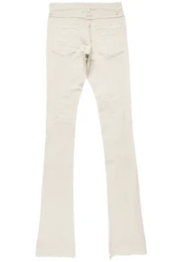 Badal Sand Super Stacked Flare Jean -The Fresh Brand Shop BadalSandSuperStackedFlareJean3