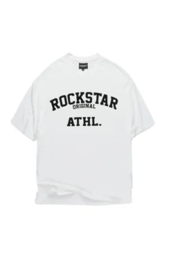 Athl Vintage White Oversized T-Shirt
