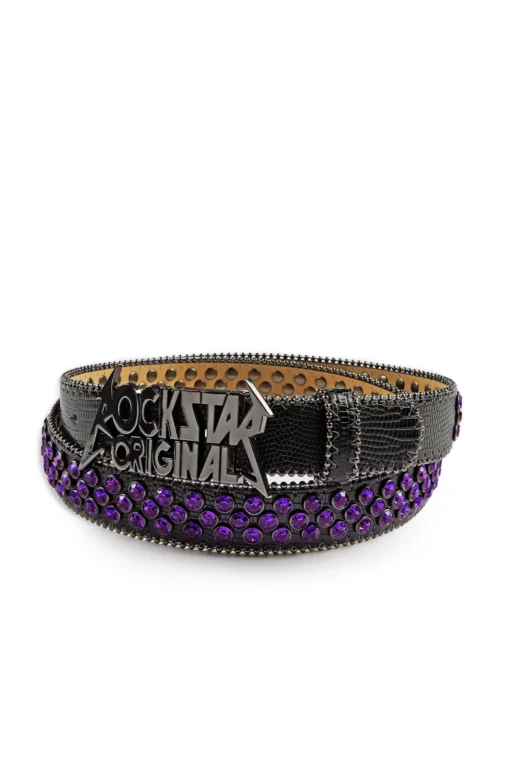 Blaze Rockstar Black/Purple Logo Belt 7 Blaze Rockstar Black/Purple Logo Belt -The Fresh Brand Shop Blaze Rockstar Black Purple Logo Belt1 scaled