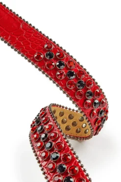 Blaze Rockstar Red/Black Logo Belt