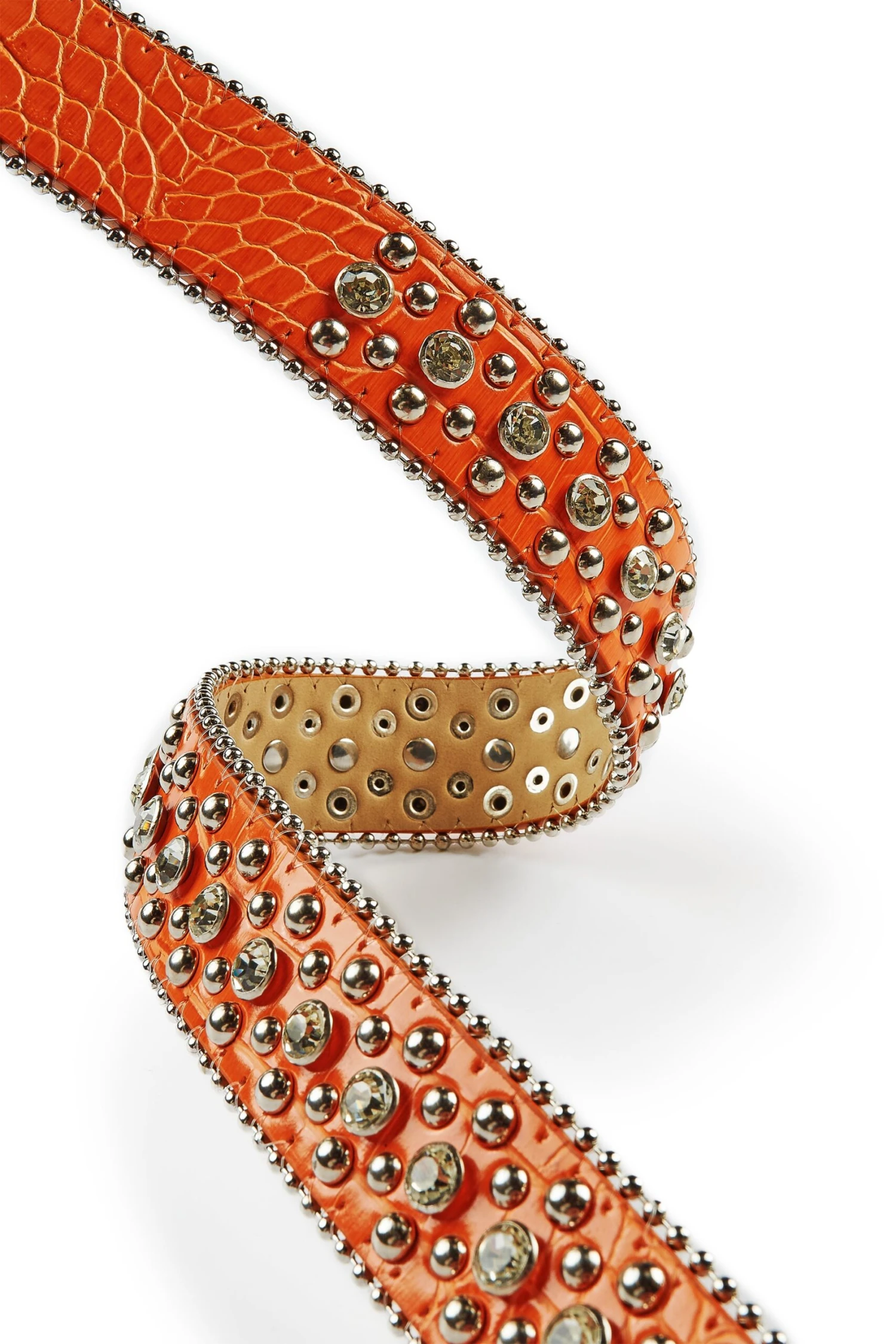 Blaze Rockstar Silver/Orange Logo Belt 2 Blaze Rockstar Silver/Orange Logo Belt - Image 2