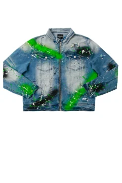 BLINK PAINTER JACKET- GREEN