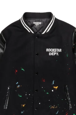 Boomer Black Varsity Jacket -The Fresh Brand Shop Boomer Black Varsity Jacket3 scaled