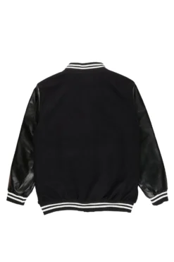 Boomer Black Varsity Jacket -The Fresh Brand Shop Boomer Black Varsity Jacket4 scaled