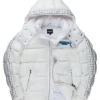 Brink White Heavy Puffer Jacket