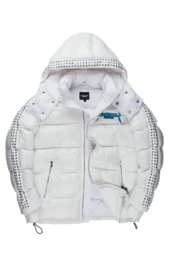 Brink White Heavy Puffer Jacket