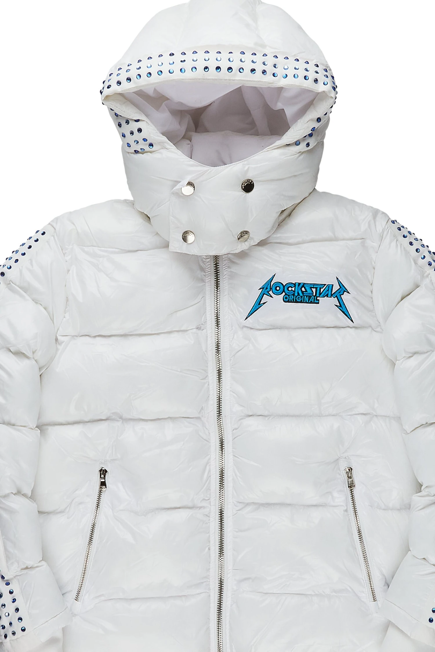 Brink White Heavy Puffer Jacket 3 Brink White Heavy Puffer Jacket - Image 3