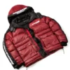 BRYSON PUFFER JACKET- RED/BLK