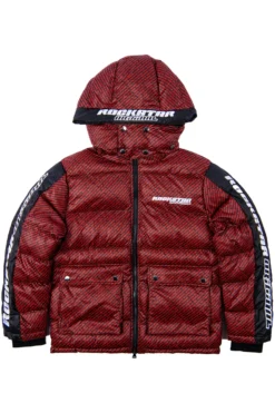 BRYSON PUFFER JACKET- RED/BLK 10 BRYSON PUFFER JACKET- RED/BLK -The Fresh Brand Shop Bryson Jacket Red 4 scaled
