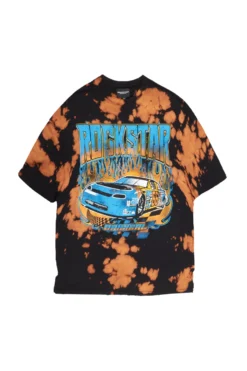 Burnheart Acid Black Oversize T-shirt