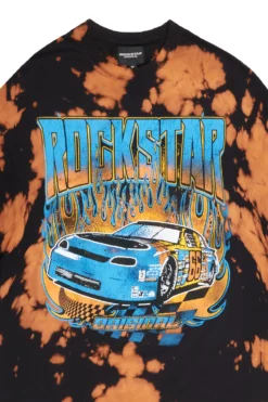 Burnheart Acid Black Oversize T-shirt -The Fresh Brand Shop Burnheart Acid Black Oversize T shirt2 scaled