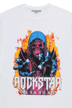 Cadell White Graphic T-Shirt -The Fresh Brand Shop CadellWhiteGraphicT Shirt2 scaled