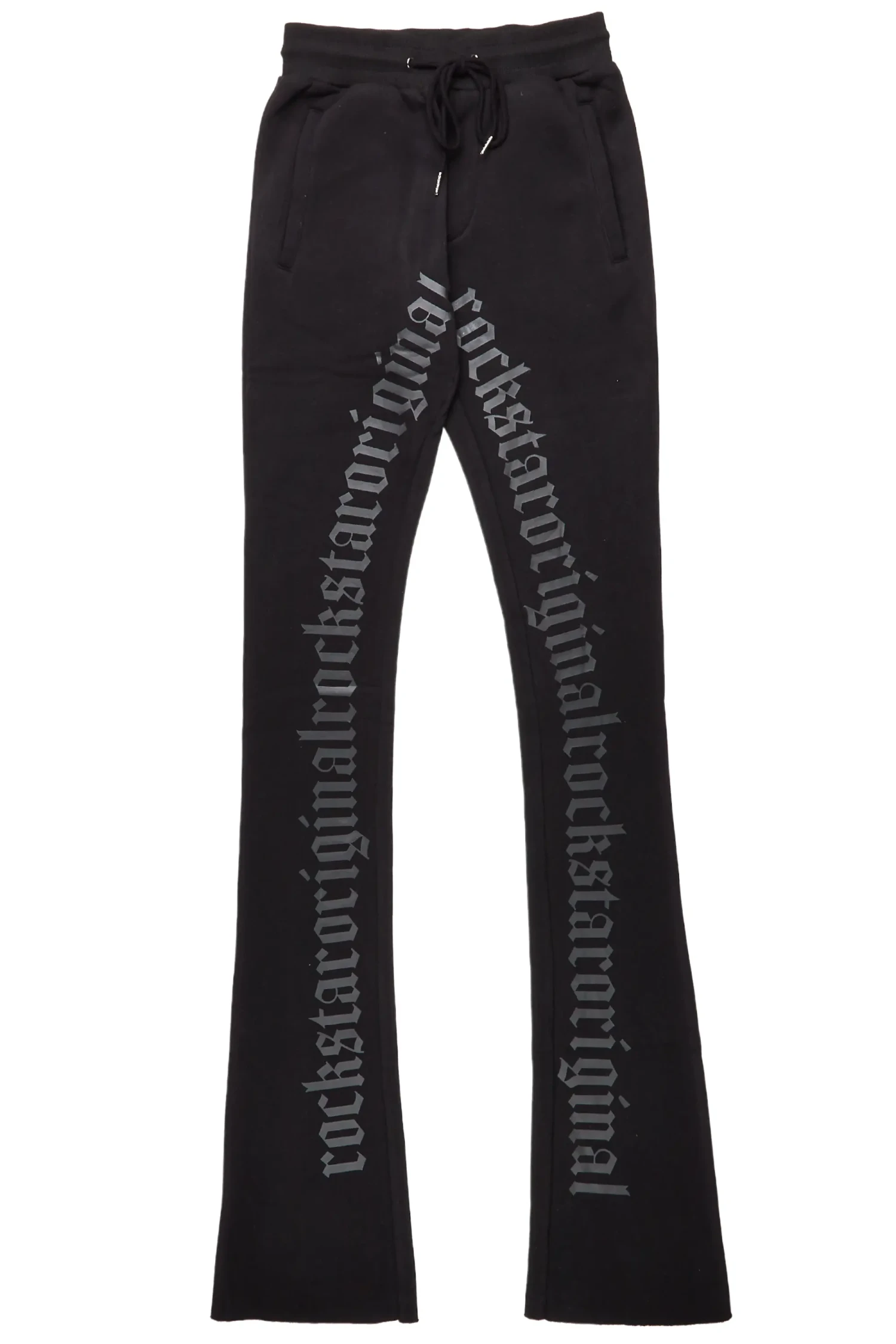 Callie Black Super Stacked Pants 2 Callie Black Super Stacked Pants - Image 2